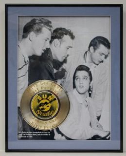 Elvis Presley Custom Framed Limited Edition Gold Record Display: Entertainment Collectibles