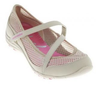 Skechers Mesh Slip on Mary Jane Shoes —
