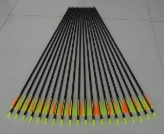 Golden Power Fiberglass Practice/hunting Arrows W/changeable Point for Recurve Bow or Traditional Bow : Sports & Outdoors