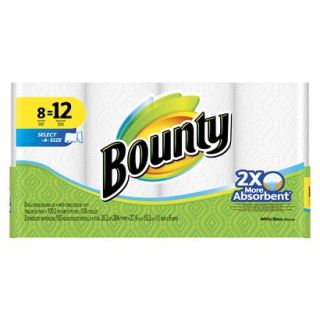 Bounty Select A Size Paper Towels, White, 8 Gian