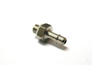 1/16" Hose ID, M3 Male Single Barb Hose/Tubing Fitting Connector Nickel Plated: Industrial Products: Industrial & Scientific