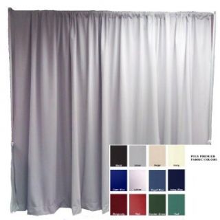 Georgia Import & Trading   10 ft. x 60" Poly Premier Drape   118" high x 60" wide   Expo Blue: Industrial & Scientific