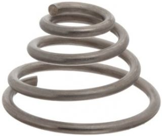 Conical Compression Spring, Type 302 Stainless Steel, Inch, 0.312" Overall Length, 0.48" Large End OD, 0.218" Small End OD, 0.035" Wire Diameter, 5.39lbs Load Capacity, 22.26lbs/in Spring Rate (Pack of 10): Industrial & Scientific