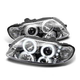 2004 2005 2006 Pontiac GTO Halo LED Projector Headlights   White: Automotive