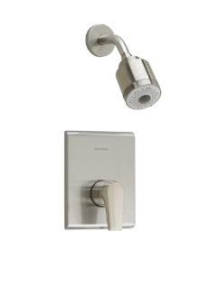 American Standard T590.507.295 Studio Shower Only Trim Kit with 3 Function Flowise Showerhead, Satin Nickel   Bathtub And Showerhead Faucet Systems  