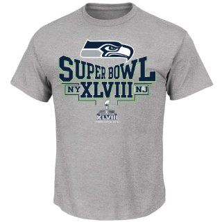 Seattle Seahawks Majestic NFL Super Bowl XLVIII "Step Aside" T Shirt : Sports & Outdoors