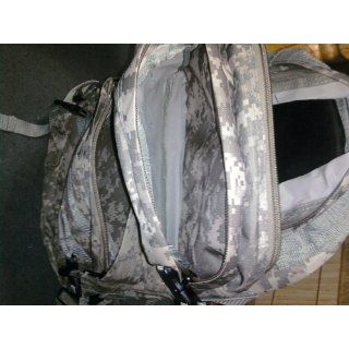 Heavy Duty Water Resistant Digital Camo Army Backpack Multiple Zippered Pockets: Patio, Lawn & Garden