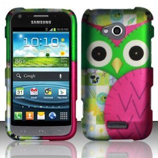 PINK OWL Hard Plastic Matte Design Case for Samsung Galaxy Victory 4G LTE L300 [In Twisted Tech Retail Packaging]: Cell Phones & Accessories