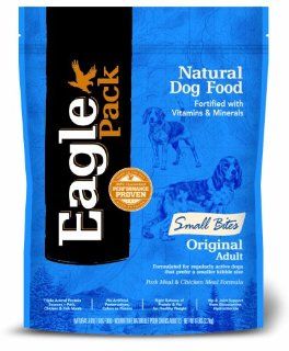 Eagle Pack Natural Pet Food, Original Adult Pork Meal & Chicken Meal Small Bites Formula for Dogs, 6 lb Bag : Dry Pet Food : Pet Supplies