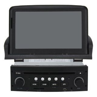 Car DVD Navigation with 7" Digital Touch screen and iPod BT RDS CAN BUS for 2001 2011 Peugeot 307 : Vehicle Dvd Players : Car Electronics