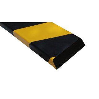 Vestil FEG B Foam Edge Corner Guard with Adhesive Tape, 36" Length x 2 3/8" Width x 13/16" Height, Yellow/Black: Industrial & Scientific