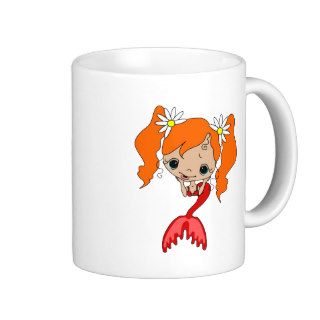 Cute Red Mermaid 3 Coffee Mug