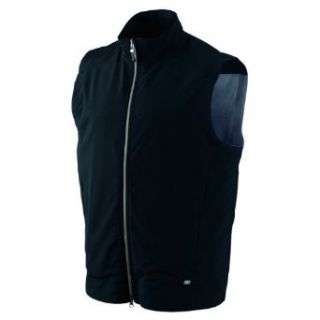 NIKE Men's Tiger Woods Collection Reversible Wind/Water Resistant Golf Vest, Black/Dark Grey, Small : Golf Apparel : Sports & Outdoors