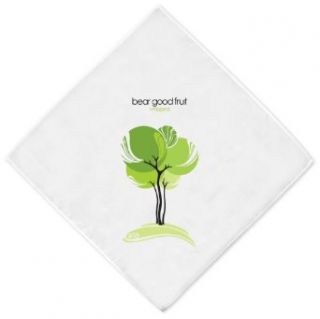 Wrag Gear Handkerchief Collection: Bear Good Fruit (White fabric, 17"x17") at  Mens Clothing store: