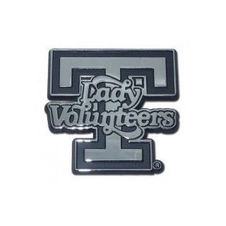 University of Tennessee "Lady Volunteers T Logo" Premium Chrome Metal Car Truck Motorcycle with NCAA College Emblem: Automotive