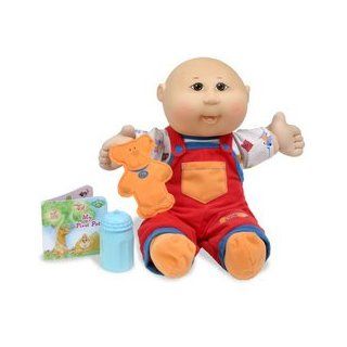 Cabbage Patch Kids Babies Messy Face 14" Baby Asian boy bald: Toys & Games