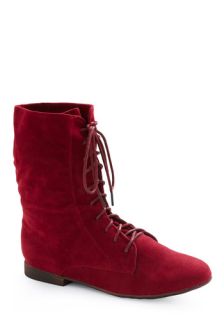 Lady in Rad Boot in Scarlet  Mod Retro Vintage Boots