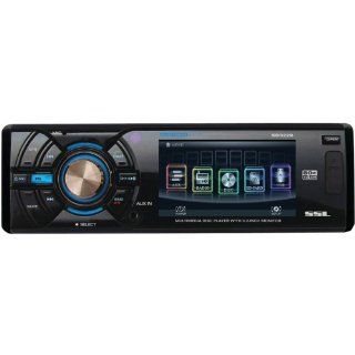 SSL SD322B In Dash Single DIN 3.2 inch Motorized Detachable Touchscreen DVD/CD/USB/SD/MP4/MP3 Player Receiver Bluetooth Streaming Bluetooth Hands free with Remote : Car Stereo Bluetooth : Car Electronics