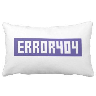 404 Error Throw Pillow