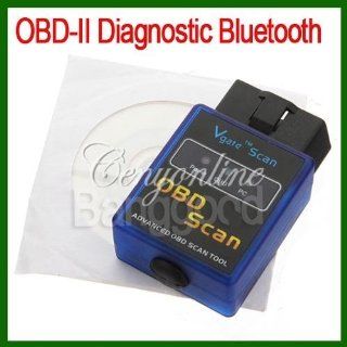 Mini Elm327 Interface V1.5 Bluetooth Obd ii Obd2 Auto Car Diagnostic Scan Tool: Cell Phones & Accessories