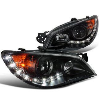 Subaru Impreza Wrx Black R8 Style Led Projector Head Lights: Automotive