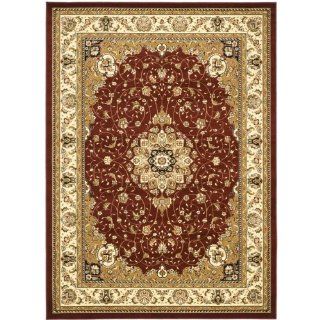 Shop Safavieh Lyndhurst Collection LNH329C Red and Ivory Area Rug, 9 Feet by 12 Feet at the  Home Dcor Store