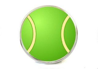 Tennis Ball   2" Hitch Receiver   3/8 Inch Thick High Grade Aluminum   Size Measures 5" X 5"   Tennis Ball Logo: Automotive