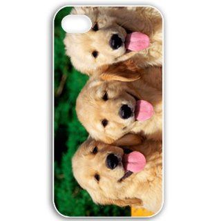 Apple iPhone 4 4S Cases Customized Gifts For Animals Cute Dogs Normal Birds Cute Animals White: Cell Phones & Accessories