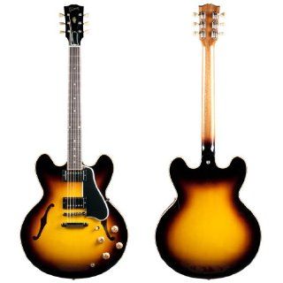 Gibson Custom ES 335 Dot Electric Guitar, 'Fat Neck,' Antique Vintage Sunburst: Musical Instruments