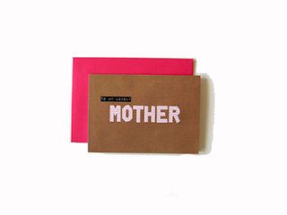'to my lovely mother' washi tape card by scissor monkeys