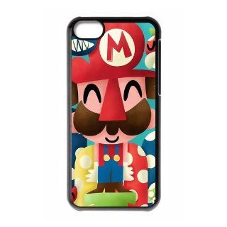 Custom Super Mario New Back Cover Case for iPhone 5C CLR340: Cell Phones & Accessories