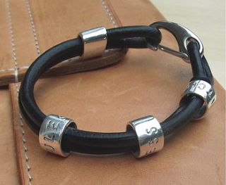 hero personalised silver bracelet by claire gerrard designs