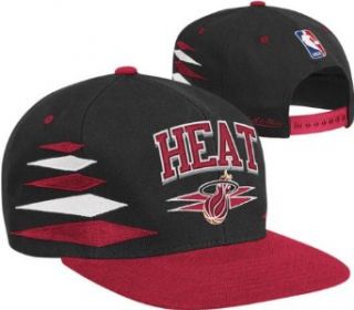 Miami Heat Diamond Snapback Hat: Clothing