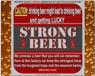 Bar tavern joke sign Beer lable funny sign retro wall decor art 347 : Decorative Plaques : Everything Else