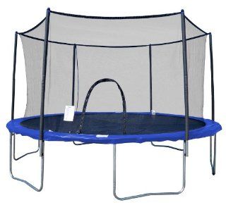 AirZone 12 Feet Outdoor Spring Trampoline with Mesh Padded Perimeter Safety Enclosure  Trampoline Parts And Accessories  Sports & Outdoors
