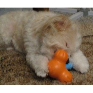 West Paw Design Guaranteed Tough Large Tux Dog Toy, Tangerine : Pet Chew Toys : Pet Supplies
