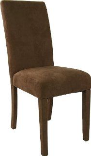 Brown Microfiber Upholstered Parsons Chair [BT 350 BRN MICRO GG] : Desk Chairs : Office Products