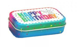 Happy Birthday Mints, 24 tins : Butter Mints Candy : Grocery & Gourmet Food