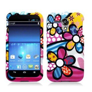 [Buy World, Inc] for Kyocera Hydro Edge C5215 (Sprint/boost Mobile) Rubberized Image, Pizato Designs Flowers Cell Phones & Accessories