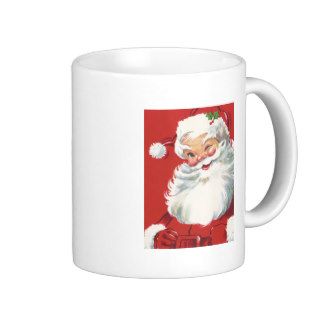 Santa Claus Vintage Christmas Coffee Mug