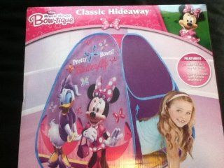 Pop Up Setup   Minnie Mouse Bow tique Classic Hideaway Tent DISNEY: Toys & Games