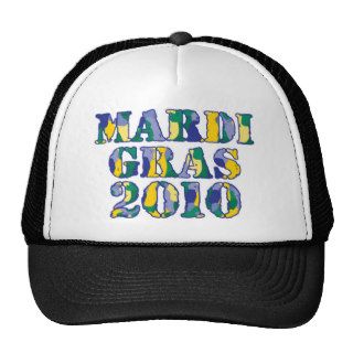Mardi Gras Camo 2010 Trucker Hats