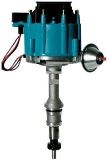 Proform 66983B Vacuum Advance HEI Distributor with Steel Gear and Blue Cap for Ford 351 Windsor: Automotive