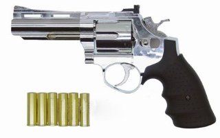Gas .357 Magnum Revolver BB Airsoft Guns   SILVER : Sports & Outdoors