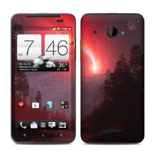 Red Harbinger Design Protective Decal Skin Sticker (High Gloss Coating) for HTC Droid DNA Cell Phone Cell Phones & Accessories