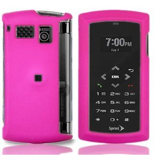 Crystal Hard PINK RUBBERIZED Cover Case for Sanyo Incognito 6760 [WCS370]: Cell Phones & Accessories