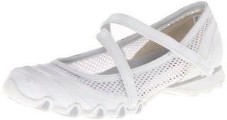 Skechers Bikers Proposal Womens Mary Jane Shoes White 11 Mary Jane Flats Shoes