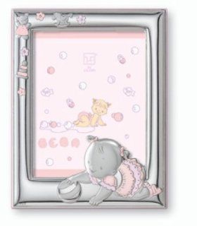 Silver Touch USA Sterling Silver Picture Frame, For A Girl  Nursery Picture Frames  Baby