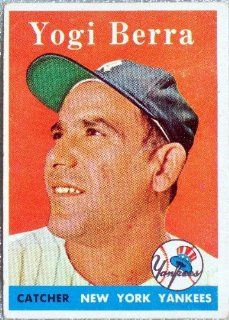 Yogi Berra 1958 Topps Card #370 : Sports Related Trading Cards : Sports & Outdoors