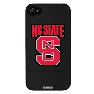 Coveroo 380 3507 BK HC Slider Hard Case for iPhone 4/4S   North Carolina State University   S   1 Pack   Retail Packaging   Black Cell Phones & Accessories